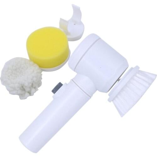 Multifunctional electric cleaning brush lazy gospel wireless household cleaning brush rotating powerful bathroom tile brush