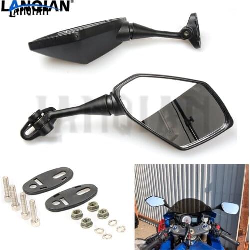 Motorcycle Mirror Black Moto Rearview Side Mirror For Yamaha YZF600 YZF R1 R6 R3 R125 R25 R15 2003 2004 2005 2006 2007 2008 2009