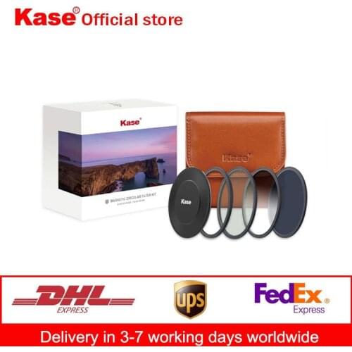 Kase Wolverine Magnetic Professional Filter Kit ( CPL + ND1000 + GND0.9 + Lens Cap)
