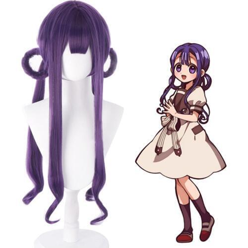 Anime Wigs Toilet-Bound Hanako-kun Cosplay Wig Girls Akane Aoi Wig Long Hair Minamoto Kou Synthetic Hair Kurai Akane Wig Party
