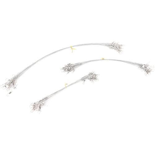 20Pcs/lot Steel Wire Leader With Fishing Accessory Silver Color Leadcore Leash 15CM 20CM 30CM Fishing Line