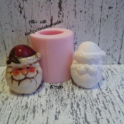 Noel baba silikon kalıp