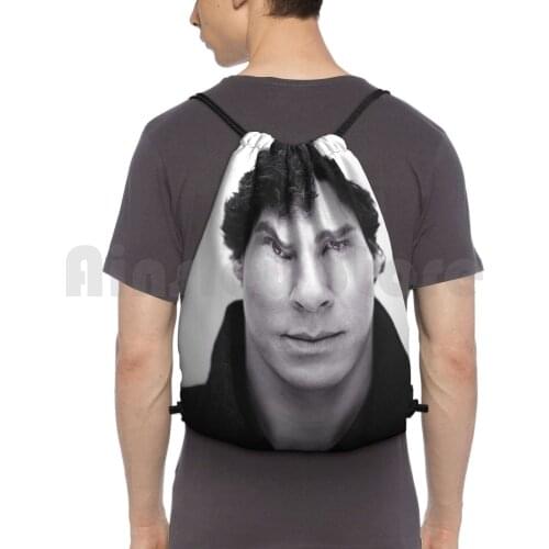 Benedict Cumberbatch In Sherlock Backpack Drawstring Bags Gym Bag Waterproof Sherlock Benedict Cumberbatch Awesome Watson