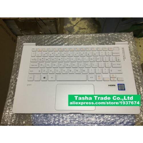 Laptop Upper Case C Cover KR keyboard bezel For LG gram 14z970 WHITE Palmrest Keyboard KR Version Korea layout