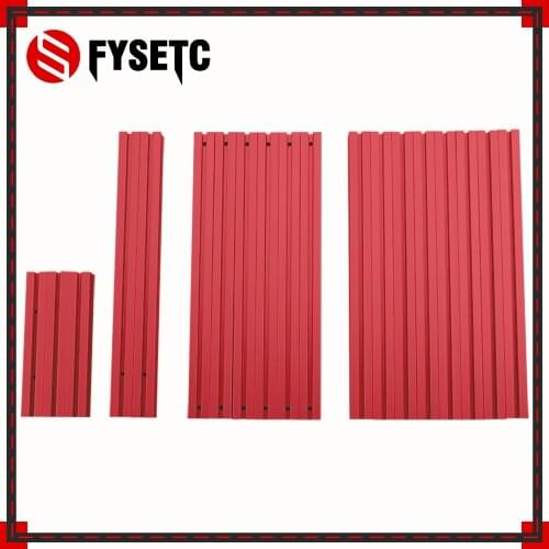 Voron V0.1 Red Multicolor 1515 Aluminum Extrusion Alloy Profile Frame Bracket Drilling And Tapping Aluminum Profile Kit