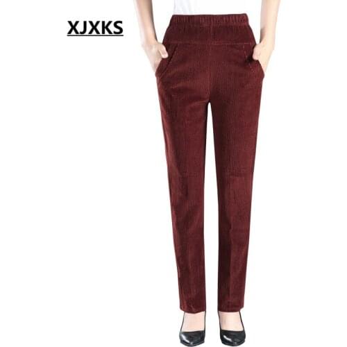 Женские свободные брюки XJXKS China At AliExpress