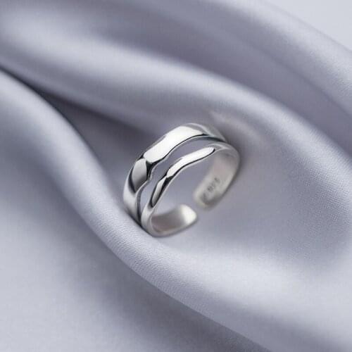 Bohemian Chains Rings For Women Boho Rings Party Trend Korean Creative Geometric Irregular Jewelry Gift