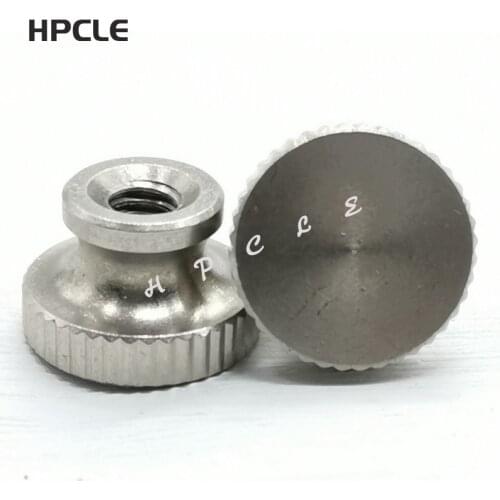 1-5Pcs M3 M4 M5 M6 M8 M10 M12 304 Stainless Steel GB806 High Head Knurled Thumb Nut blind hole nuts Advertising decorative nail