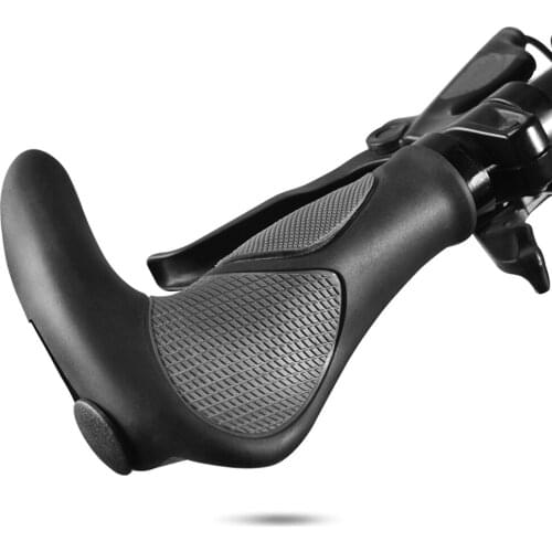 1pair Bicycle Silicone Handlebar Grips Tpr Integrated Rubber Handle Mtb Cycling Hand Rest Mountain Bike Grip Grippings Bmx Grips