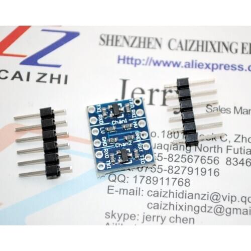 1PCS 2 Channel IIC I2C Logic Level Converter Bi-Directional Module 5V to 3.3V for arduino
