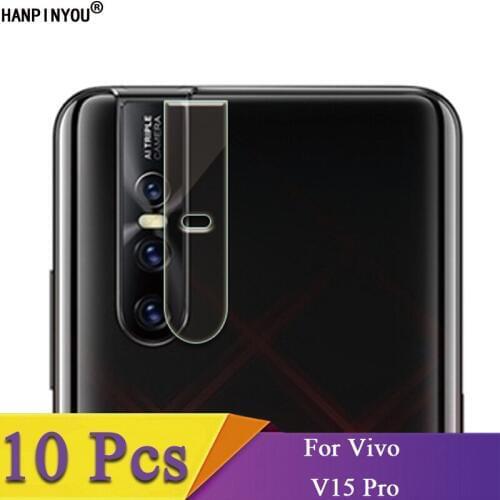 10Pcs/Lot For Vivo V15 Pro V15Pro Clear Ultra Slim Back Camera Lens Protector Rear Camera Lens Soft Tempered Glass Film Guard
