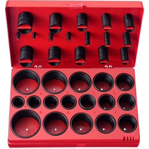 419PCS/ Box O-Ring Assortment Set For General Plumbers Mechanics Workshop Rubber O Ring Kit Seal Gasket Universal Rubber