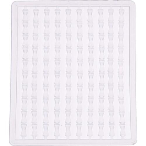 500 Clear Hair Rig Fishing Boilie Stops Dumbell Bait Rig Carp Stops