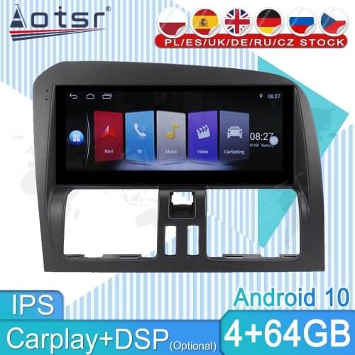 For Volvo XC60 2009 2010 2011 2012 Car Multimedia Player Stereo Android Auto Audio Radio Tape Recorder Video GPS Navi Head Unit