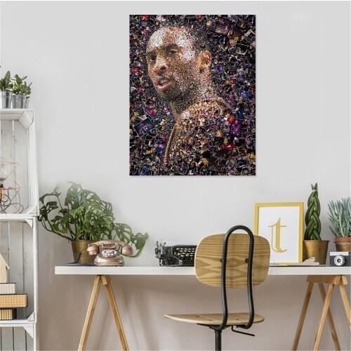 Basketball Star Forever Kobe Bean Bryant Canvas Painting Black Mamba Fans Memorial Poster Study Bedroom Decor Wall Art Pictures