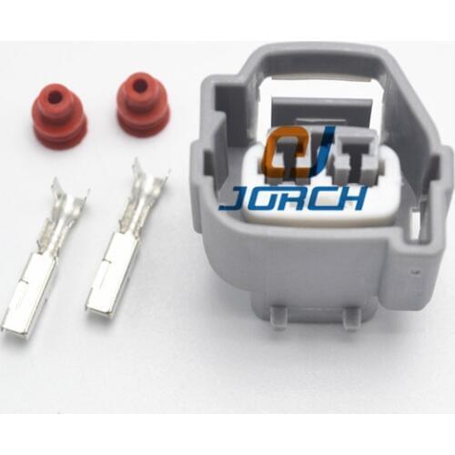 Free shipping 10sets 2pin auto Ignition Coils Connector Plug For Hyundai Elantra J3 Toyota 90980-10901