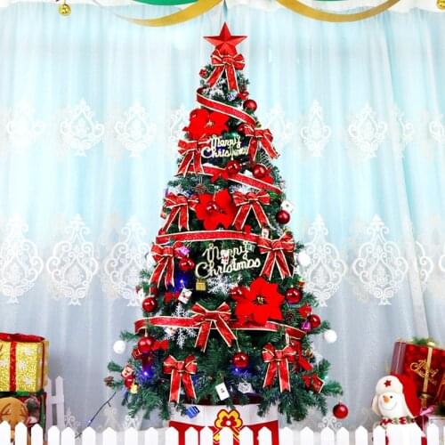 Large Christmas Tree Artificial Pine with Led Light 900Branch Flame Retardant Christmas Tree Indoor Outdoor Christmas Decoration