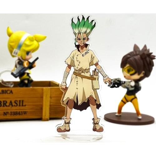 Dr. Stone Ishigami Senkuu HF acrylic stand figure model plate holder cake topper anime Japanese