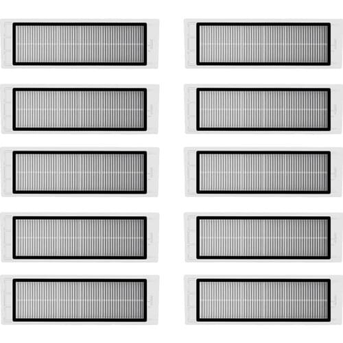 10Pcs Hepa Filters for Xiaomi Roborock Series Robotic Vacuum Cleaner S5 S50 S60 S6 Max MaxV Pure E25 E35 Parts Accessories Kits