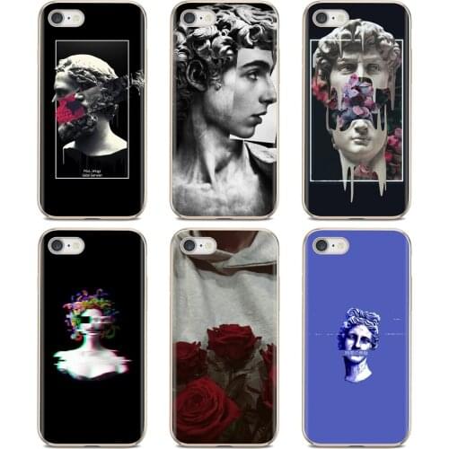 Greek sculpture For Huawei Y6 Y5 2019 For Xiaomi Redmi Note 4 5 6 7 8 Pro Mi A1 A2 A3 6X 5X 7A Designer Silicone Phone Case