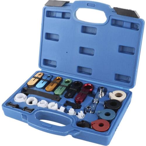 22Pcs/Set Fuel Line Disconnect Tool Air Conditioning Transmission Oil Cooler Remover Set Aluminium Master Disconnect Set