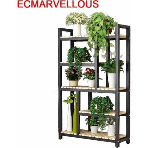 Indoor Pot Soporte Interior Living Room Rak Bunga Estanteria Para Plantas Outdoor Dekoration Balcony Flower Shelf Plant Stand