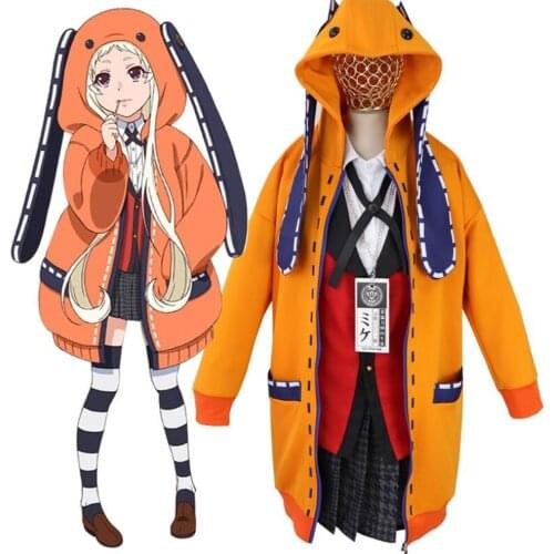 Anime Kakegurui Compulsive Gambler Yomoduki Runa Cosplay Costume