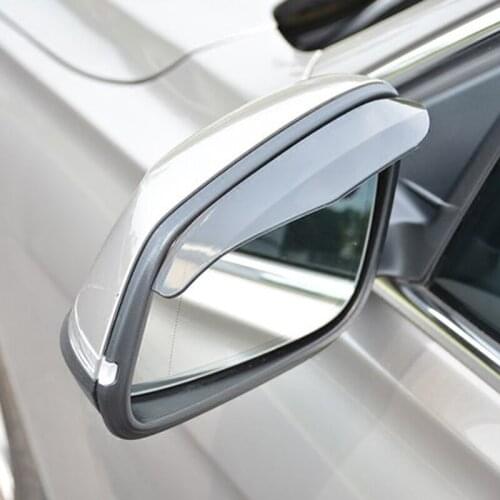 2Pcs Car Rearview Mirror Eyebrow Rain Shade Rainproof Cover For Mitsubishi Asx Lancer 10 9 Outlander Pajero