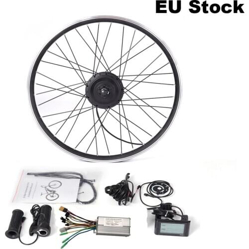 EU Stock 36V 250W Ebike Big LCD display Gear Hub Motor Mountain Bicycle Front Rear 20 24 26 27.5 28 29'' 700C Electric Bike Kit