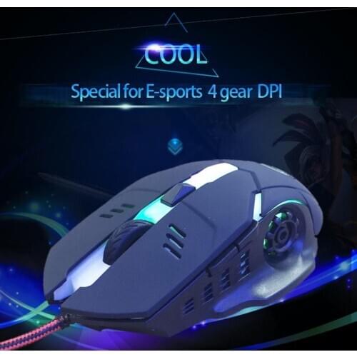 Gaming Mouse USB Computer Mouse Silent Ergonomic Mouse Gamer Noiseless Mice For PC Laptop