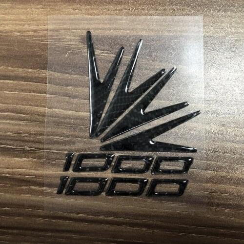 For Kawasaki Z1000 Undefined 2X motorcycle bike carbon fiber 3D raised logo badge decal fairing fuel tank fueling sticker