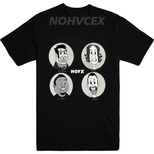 Nofx Band Graphic Summer O-Neck Clothing T-Shirt S-3Xl New T-Shirts Men Casual Printed