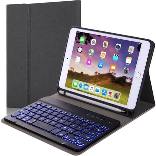 New Backlit Wireless Bluetooth Keyboard Leather Tablet Case for Ipad 10.9 Air 10.5 Pro 11 Inch Mini 1/2/3/4/5 Shockproof Cover