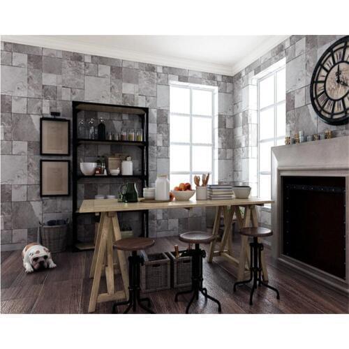 Beibehang papel de parede Fashion creative Chinese retro waterproof PVC imitation brick 3d wallpaper background wallpaper behang