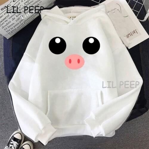 Pig Funny Plus Size Pullovers Girls Long Sleeve Hoodies Autumn Spring Cute Women Sweatshirt Hoody Ladies Casual Harajuku Hoodie