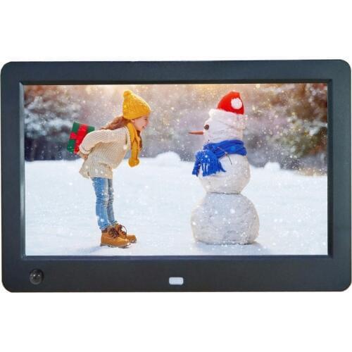 10 inch motion sensor body induction picture video player loop playback electronic photo frame digital photo frame support 720P