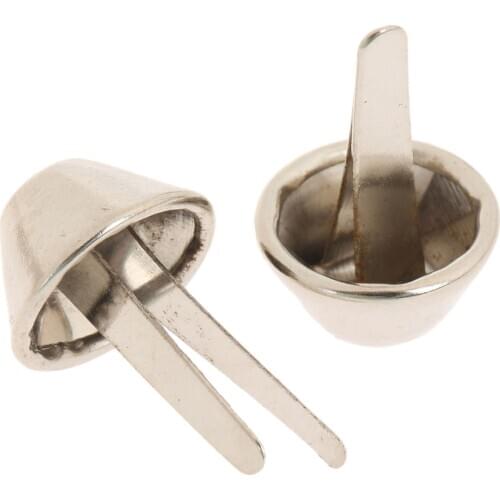 100pcs Cone Purse Handbag Feet Nailheads Brads Studs Spike Iron Buckets Nailheads Brads Box Decorative Tack 12mm Hardware