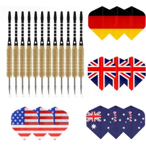 12PCS/Set 18g Darts Steel Stainless Tip Darts Needle Set Points Darts Shaft Practice Shooting Throwing Indoor Entertainment Game