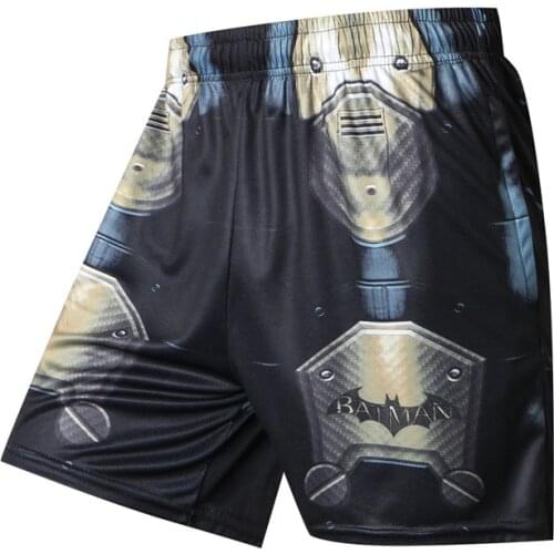 3D Printed Pants Summer New Mens Fast Drying Shorts Mens Fashion Printed Pants Sports Leisure Beach Pants Sports Running Pants