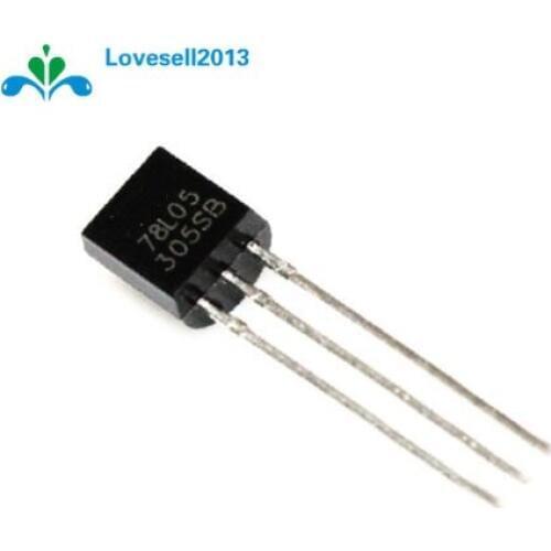 50PCS WS78L05 78L05 TO-92 5V 100mA Voltage Regulator IC