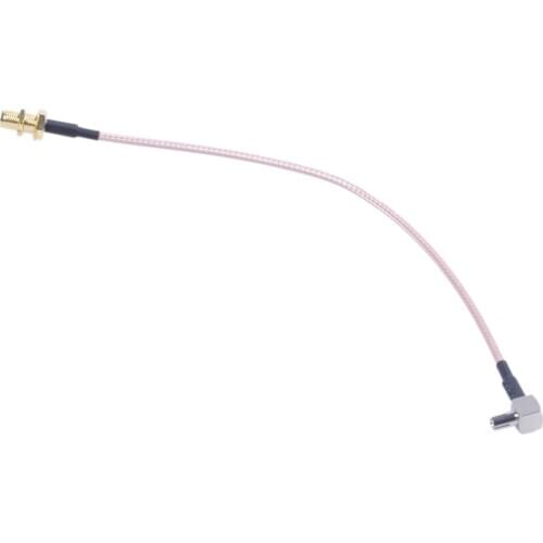 8" SMA Female to TS9 Male Pigtail Coaxial Cable RG316
