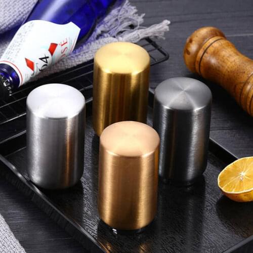 50Pcs/Lot Automatic Beer Bottle Opener Stainless Steel Creative Press Type Cap Opener Wholesale