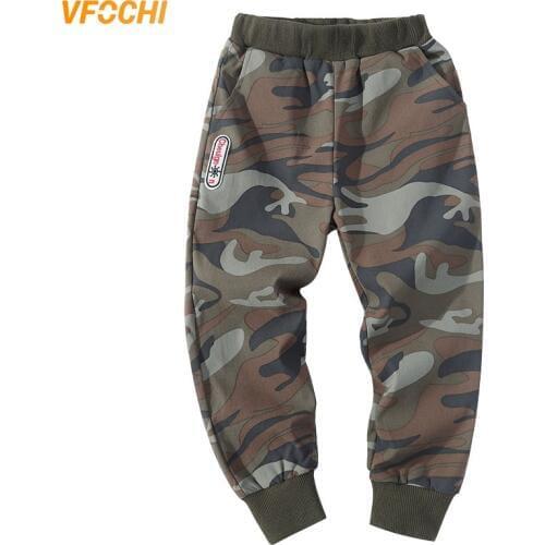 VFOCHI 2020 Boys Pants Spring Summer Thin Camouflage Kids Trousers 4-14T Teenager Boy Clothing Elastic Waist Boy Pencil Pants
