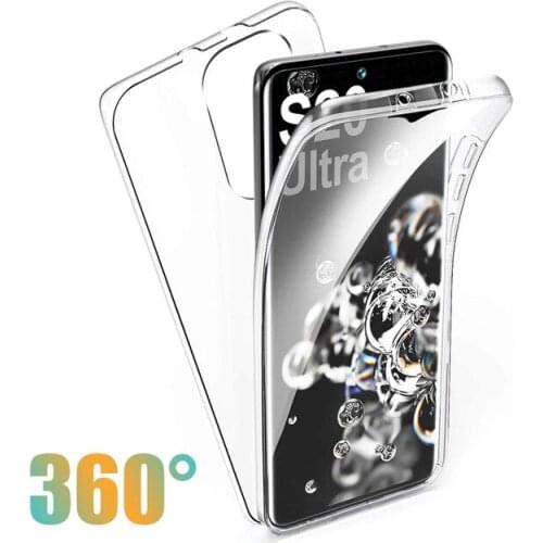 360 Full Body Cases for Samsung Galaxy S20 FE Double Clear Cover on for Samsung Galaxy S20 Ultra A12 Silicone Cover