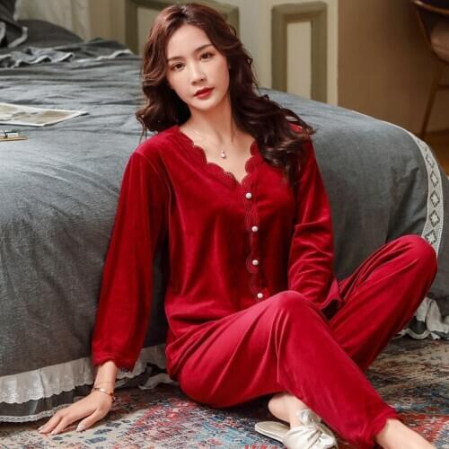 KISBINI Women's Fleece Pajamas
