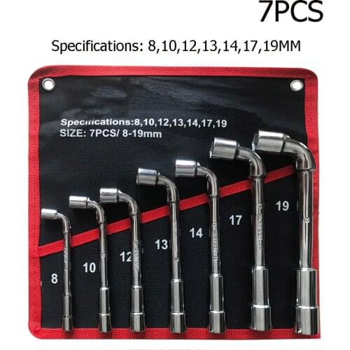 Key ratchet wrench Set Flexible head key wrench Kit Chrome Steel spanner set Car Repair Hand Tool Socket Wrench