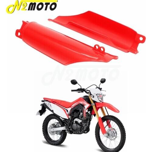 Dirt Bike Motorcycle Fork Red Plastic Cover Front Fork Guards Protection For HONDA CRF CRF150L 16-19 Off Road Racing Motocross