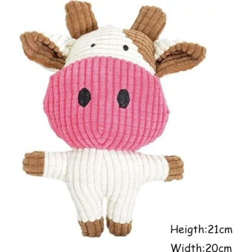 Cute Animals Plush Dog Toys Funny Squeaky Pet Puppy Chew Bite Interactive Toy for cat Pets Dogs Sounding Accessories Supplies