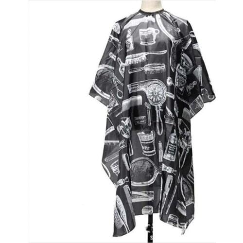 Haircut Dyeing Coloring Wrap Cape Gown Apron of Printing Pattern Hairdressing Tools Hand Comb Mirror Hairdryer E684