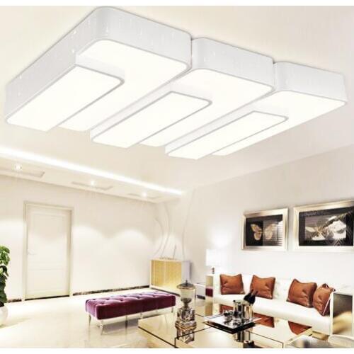 Modern ceiling lamp acryl LED lighting living room bedroom lamp acrylic ceiling light Hollow star 110-220V Free Delivery